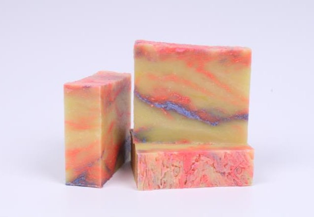 Green Tea and Lemon Handmade Vegan Soap Bar