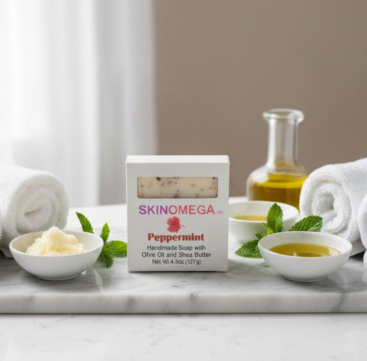 Peppermint Natural Handmade Vegan Soap Bar