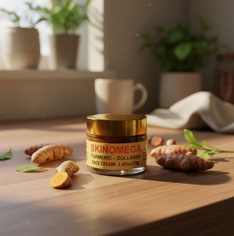 SKINOMEGA TURMERIC - COLLAGEN  ANTI-WRINKLE CREAM